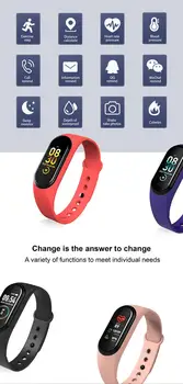 M4 Inteligent Bratara Heart Rate Monitor de Presiune sanguina Sănătate Bratara cu Mesaj Memento Pedometru Smart Watch pentru IOS Android