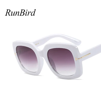 De lux, Supradimensionate, ochelari de Soare Patrati Femei 2018 Designer de Brand Doamnelor Nuante Retro Cadru Mare T Ochelari de Soare pentru Femei 5305 R