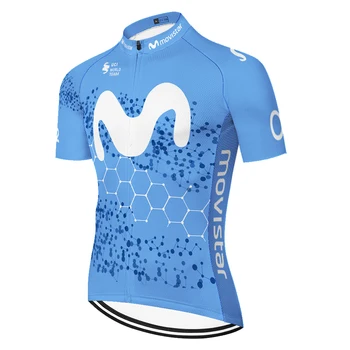 Movistar ciclism jersey 2020 iute uscat Maneca Scurta tricou ciclism ciclismo Biciclete mtb Jersey bărbați ropa ciclismo hombre