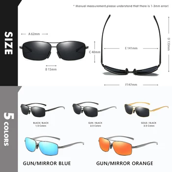 LIOUMO Piața de Moda ochelari de Soare Polarizat Bărbați Nuante Trendy de Aluminiu Magneziu Cadru Femei Ochelari Anti-Orbire zonnebril heren