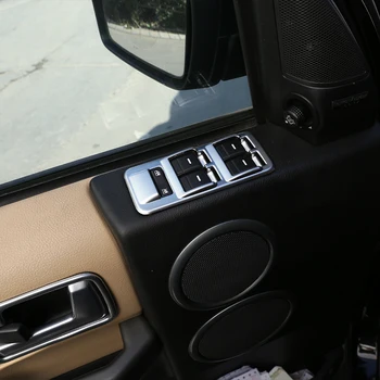 4buc Geamul Mașinii de Ridicare a Comuta Butonul de Control Panoul de Acoperire Cadru Ornamental Pentru Land Rover Discovery 3 LR3,Range Rover Sport Accesorii