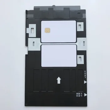 10buc/lot inkjet bandă Magnetică Card cu cip cu SLE4428 Chip,PVC Composite Card pentru Epson / Canon inkjet Printer contact ID card