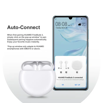 Huawei Freebuds 3 Versiune Globală Anulare Activă A Zgomotului Căști Bluetooth 5.1 Bas Căști Fără Fir De Control De La Robinet