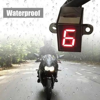 50% VÂNZĂRI LA CALD!!!12V Universal Motocicleta Digital cu LED Indicator de Viteze Schimbare Lever1 Senzor de Afișare