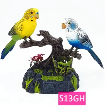 Păsări de companie Jucărie Vorbesc Familie de Păsări de Păsări de Companie animale de Companie Colivie Electric de Control Vocal pentru Copii Cadouri