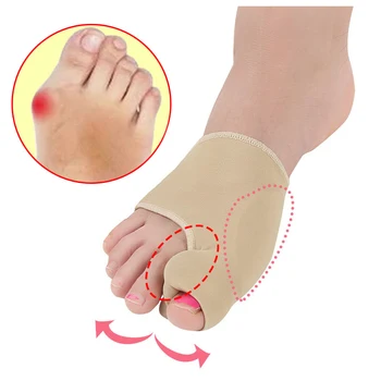1Pair Mare Osoase Ortopedice Inflamație la picior de Corecție Șosete Pedichiura Inflamație la picior Atelă Tep Separator care se Suprapun Distribuitor Corector Picior de Îngrijire