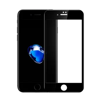 KUULAA Ecran Protector din Sticla Temperata Pentru iPhone 8 7 6 6S Plus Moale 3D Curbat Plin de Acoperire de Protecție, Sticlă Călită Film