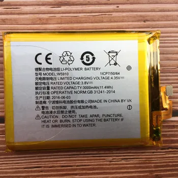 Original Nou 3000mAh W5910 Baterie Pentru VEKEN W5910 baterie Reîncărcabilă Li-ion Built-in Baterie de Telefon Mobil