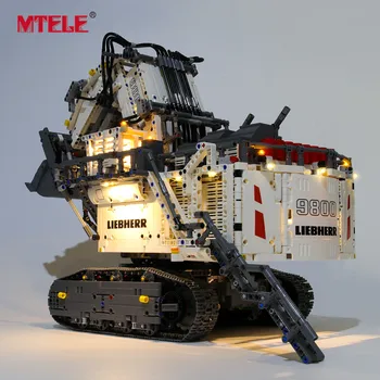 MTELE Brand de Lumină LED Kit Pentru Technic Liebherr R 9800 Excavator Compatile Cu 42100