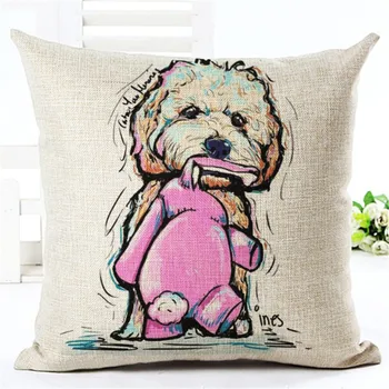 Animale pernă acoperă Câine pentru copii Perna Decorative Huse pentru Canapea Pernă Scaun Auto Home Decor de Pernă almofadas