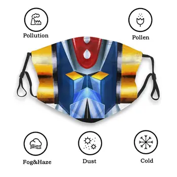 UFO Robot Grendizer Copii Refolosibile Gura Masca de Fata Gundam Anti Ceata Masca de Praf Capacul de Protecție Respiratorie Gura Mufla