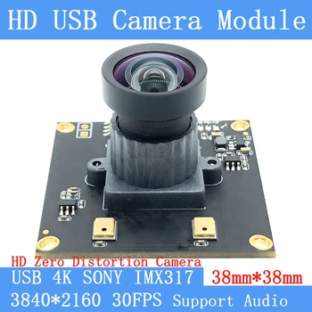 4K Zero Distorsiuni de Înaltă Rezoluție 8MP SONY IMX317 Mjpeg 30fps USB aparat de Fotografiat Module Linux Webcam Pentru Suport audio Android, Windows