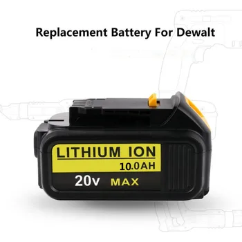 20V DCB206 10000mAh 20V pentru Dewalt Instrument de Putere Baterie DCB206 20V Baterie Pentru DEWALT DCB206 20V Baterie DCB205 DCB204-2