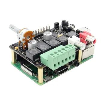Raspberry Pi DAC Full-HD de Clasa-D Amplificator I2S PCM5122 X400 Audio Placa Raspberry Pi 4 Model B/3B+/3B Music Player