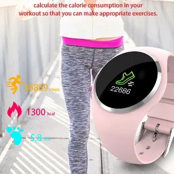 KARUNO Ceas Inteligent T1 Ecran Color Bratara Tensiunii Arteriale Monitor de Ritm Cardiac Tracker de Fitness Bărbați Femei Bratara Smartwatch