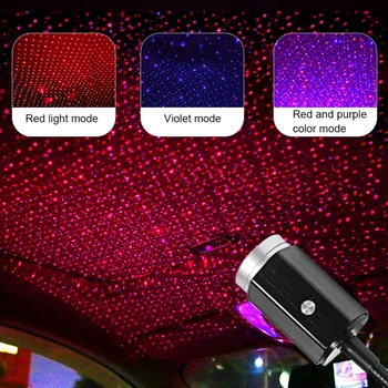 Auto Accesorii Auto Car Led Lumina de Interior Atmosfera Auto USB Partidul Lumina Lămpii Decor de Lumină USB Plug Nou 2020