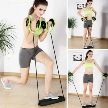 Fitness Abdominal Jante de Stretch Elastic Rezistența Abdominală Trage Coarda Instrument cu Role pentru Musculare Abdominale antrenor exercițiu
