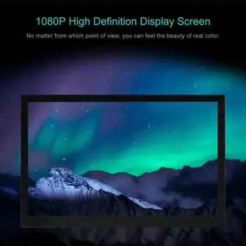 13.3 inch, Portabil Monitor compatibil HDMI 1920x1080 HD IPS Display Computer Monitor LED cu Piele de Caz pentru PS4 Pro/Xbox