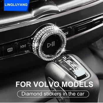 Pentru volvo xc60 xc90 s90 v90 xc40 s60 v60 interior modificarea diamant mașină de autocolante decorare Accesorii auto