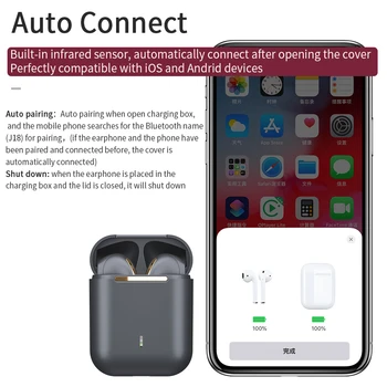 TWS Wireless Bluetooth Căști Stereo În Ureche Handsfree Impermeabil Anulare a Zgomotului Căști Mini Portabil de Muguri Ureche