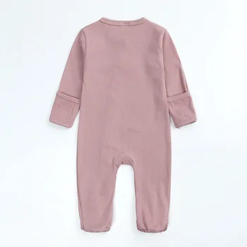 IYEAL Nou Născut Pijamale Copil Fata de Îmbrăcăminte Unisex Băieți Copii Haine Bumbac Copilul Salopetă Nou-născut cu Picioare de Dormit pijamale