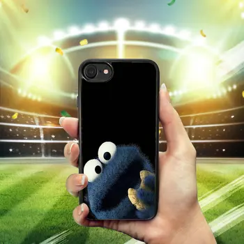 Desene animate Cookie Monster PC Greu Capacul de Plastic de Cazuri Telefon Mobil pentru iphone 8 7 6 6S Plus X XR XS 11 Pro Max 5S 4 4S 5 SE Shell