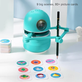 Magic Q Poze Robot de Desen jucarii Jucarii Educative pentru Copii,Elevi de Învățare Instrumente de desenare Robot Puzzle Jucarii Versiunea în limba engleză