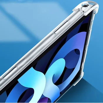 Drop Caz Rezistent Pentru 2020 Apple iPad Air 4 Clar de Caz Pentru iPad Aer 4-a generație 2020 TPU înapoi Caz slim Capac Transparent