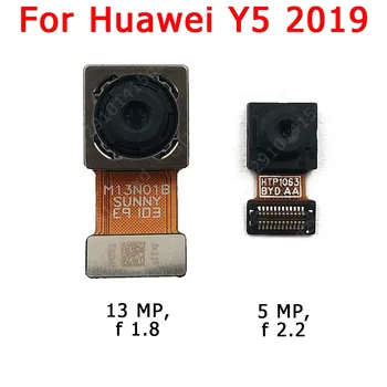 Originale Fata si Spate, Camera din Spate Pentru Huawei Y5 2019 Principale cu care se Confruntă Camera Module Cablu Flex Înlocuire Piese de Schimb