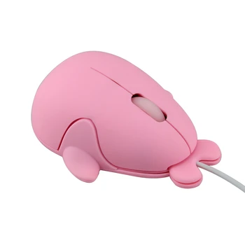 CHYI cu Fir de Animale Drăguț Forma Roz Optical Mouse de Calculator Portabil USB Mouse-ul 3D 1600 DPI Soareci Pentru Copii Cadouri pentru Desktop Laptop