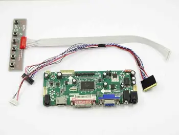 Yqwsyxl Control Board Monitor Kit pentru N101L6-L0D N101L6-L02 HDMI+DVI+VGA LCD ecran cu LED-uri Controler de Bord Driver