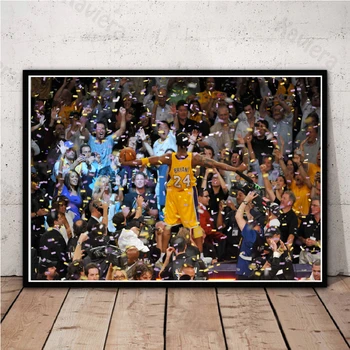 Kobe Bryant Poster Jucător De Baschet Super Star Sport Arta De Perete Poza Home Decor Camera De Zi Dormitor Panza Pictura Murala