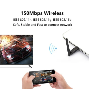 Ralink RT5370 placa de Retea Wireless 150Mbps Mini USB 2.0 Adaptor WiFi Antena PC LAN Wi-Fi Dongle-Receptor pentru MAG250 TV BOX