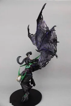 Fierbinte Joc WOW Demon Hunter Formă de Demon illidan Stormrage Statuie din PVC Figura de ACȚIUNE Rășină Modelul de Colectare de Jucării, Cadouri de Papusa