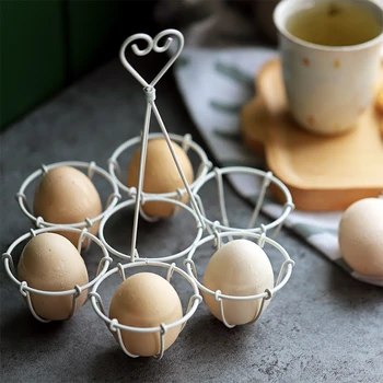 Modern Coșul cu Ouă de Afișare Tava Suport pentru Colectarea de Ouă Proaspete Raft Metalic Depozitare 12 Ouă Organizator pentru Blat de Bucatarie