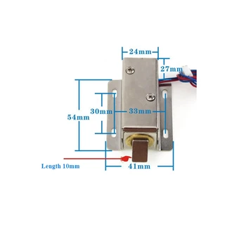 Livrare rapida Electronic de blocare a ușii 24V electric mic încuietori încuietori de cabinet sertar mic electrice de blocare de control acces rfid