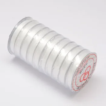 10 Role de 0,8 mm Elastic cu Fibre de Sârmă ștrasuri din Mărgele Frânghie String Cordon de Fir pentru a Face Bijuterii DIY Brățară Necklace10m/rola