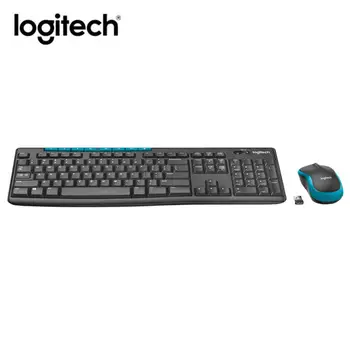 Logitech MK275 Mouse Wireless Keyboard Combo 1000 DPI Optic Ergonomic Mouse-ul Full-Size Tastatură Set Pentru Desktop Laptop