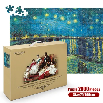 Puzzle 2000 piese 70*100 cm Faimos Tablou din Lume de puzzle-uri pentru Adulți 2000 de Copii Jigsaw Puzzle Creativitatea Imagina Jucarii Educative