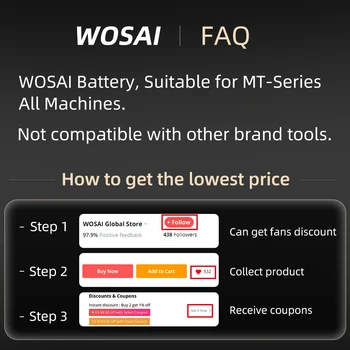 WOSAI MT-Seria 20V Acumulator Șurubelniță Electrică de Viteză fără Perii Cheie de Impact Baterii de Foraj Driver pentru Acumulator Makita