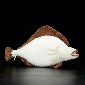 1 buc 42cm simulare Realistă Cambulă Jucării de Pluș Animale Marine Jucărie de Pluș Moale pești Plați Păpuși de Pluș Peluche Pești Tropicali