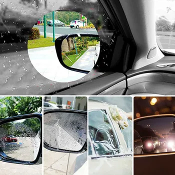 6Pcs/Set Auto Retrovizoare Oglinda de Sticlă Impermeabil, rezistent la apa Partea de Film Geam Clar, Anti-Ceață, Ploaie Membrana Piese