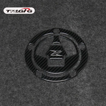 3D fibra de carbon Autocolant Reflectorizant Decal Emblema de Protecție a Rezervorului Tampon de Cas Capac Pentru Kawasaki Z1000 Z 1000 2013-2016