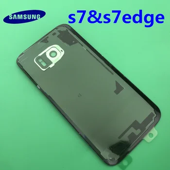 Samsung Galaxy S7 edge Spate Originale Capac Baterie G930 G930F Caz G935 G935F Ușa din Spate Carcasă Panou de Sticlă de Înlocuire Parte