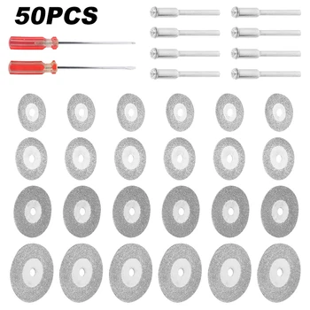 50PCS Mini Lame Circulare de Ferăstrău HSS pentru Lemn Disc de Tăiere pentru Rotative Dremel Instrument Instrument de Putere Accesorii Dremel