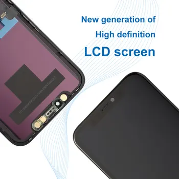 OEM Pentru iPhone XR LCD Display cu Touch Screen Digitizer Înlocuirea Ansamblului Adevărat Ton Susținut Nici un Pixel Mort Cu Cadou