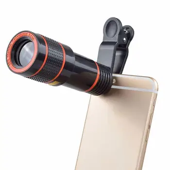 HD 8X Clip pe Zoom Optic Telescop Lentilă aparat de Fotografiat pentru Universal Mobile Telefon Mobil