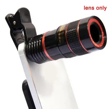 HD 8X Clip pe Zoom Optic Telescop Lentilă aparat de Fotografiat pentru Universal Mobile Telefon Mobil