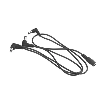 3 Moduri de Electrod Daisy Chain Fasciculului de Cablu de Sârmă de Cupru pentru Efecte de Chitara de Alimentare Splitter Adaptor