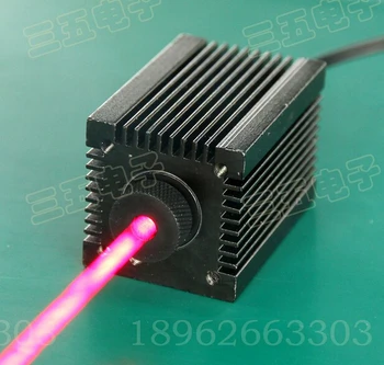 250mW Industriale module laser rosu laser poate lucra pentru o lungă perioadă de timp, cu capul laser de răcire